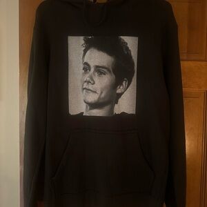 Black Graphic Hoodie